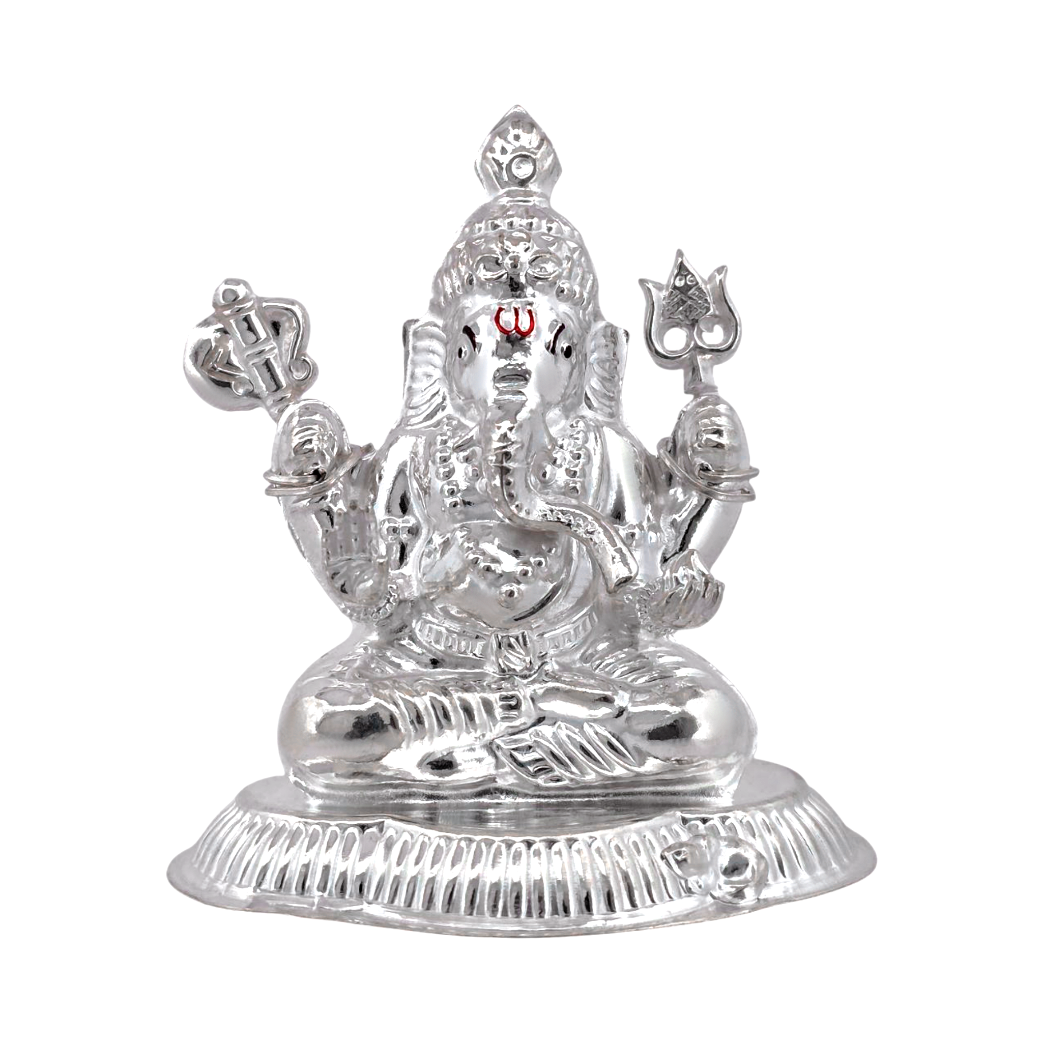 Silver Lord Ganesha Idol