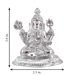 Silver Lord Ganesha Idol