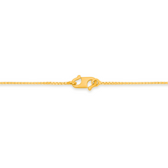 22K Gold Regal Tear-Drop Necklace