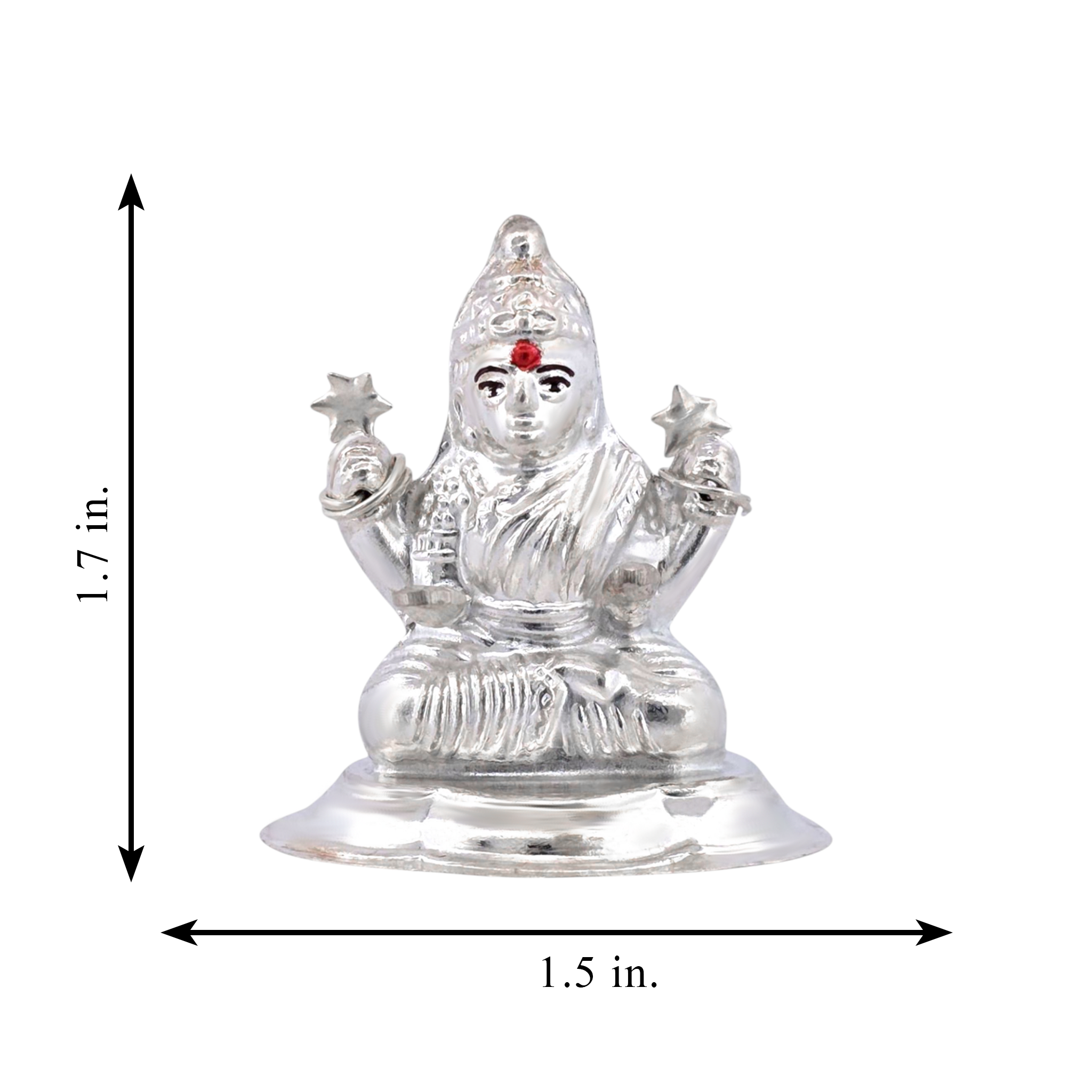 Silver Mini Lakshmi Idol