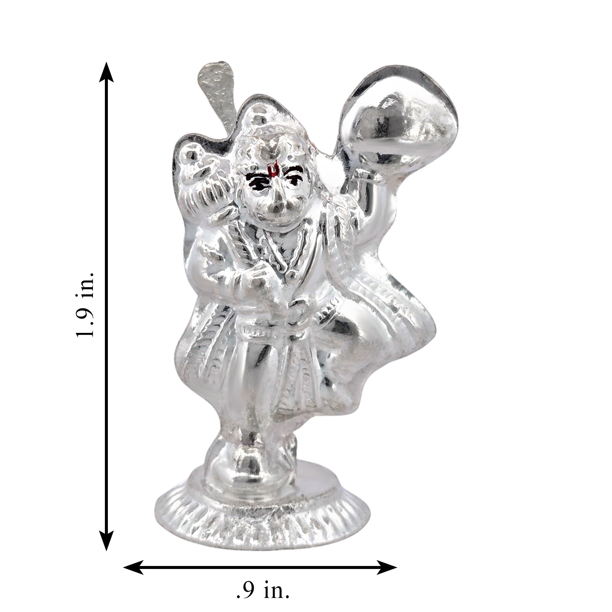 Silver Divine Hanuman Idol