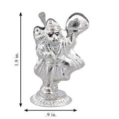 Silver Divine Hanuman Idol