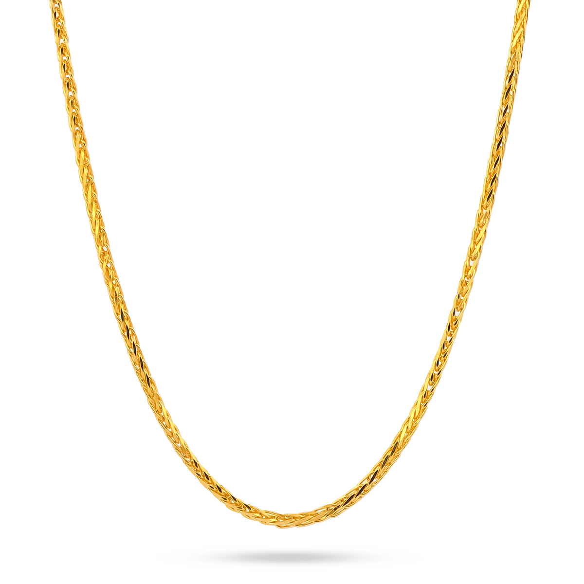 22K Gold Spike Chain - 20"
