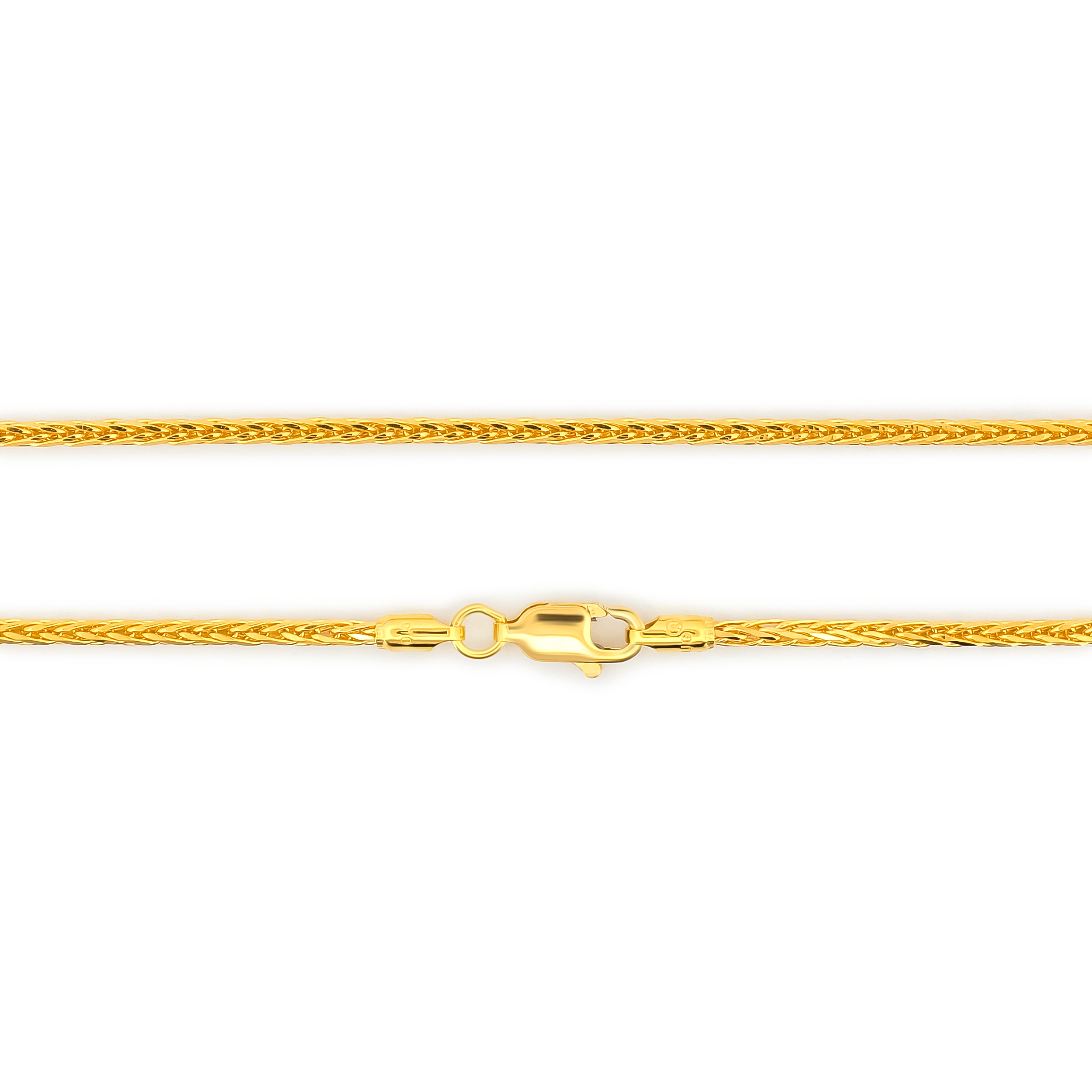 22K Gold Spike Chain - 20"
