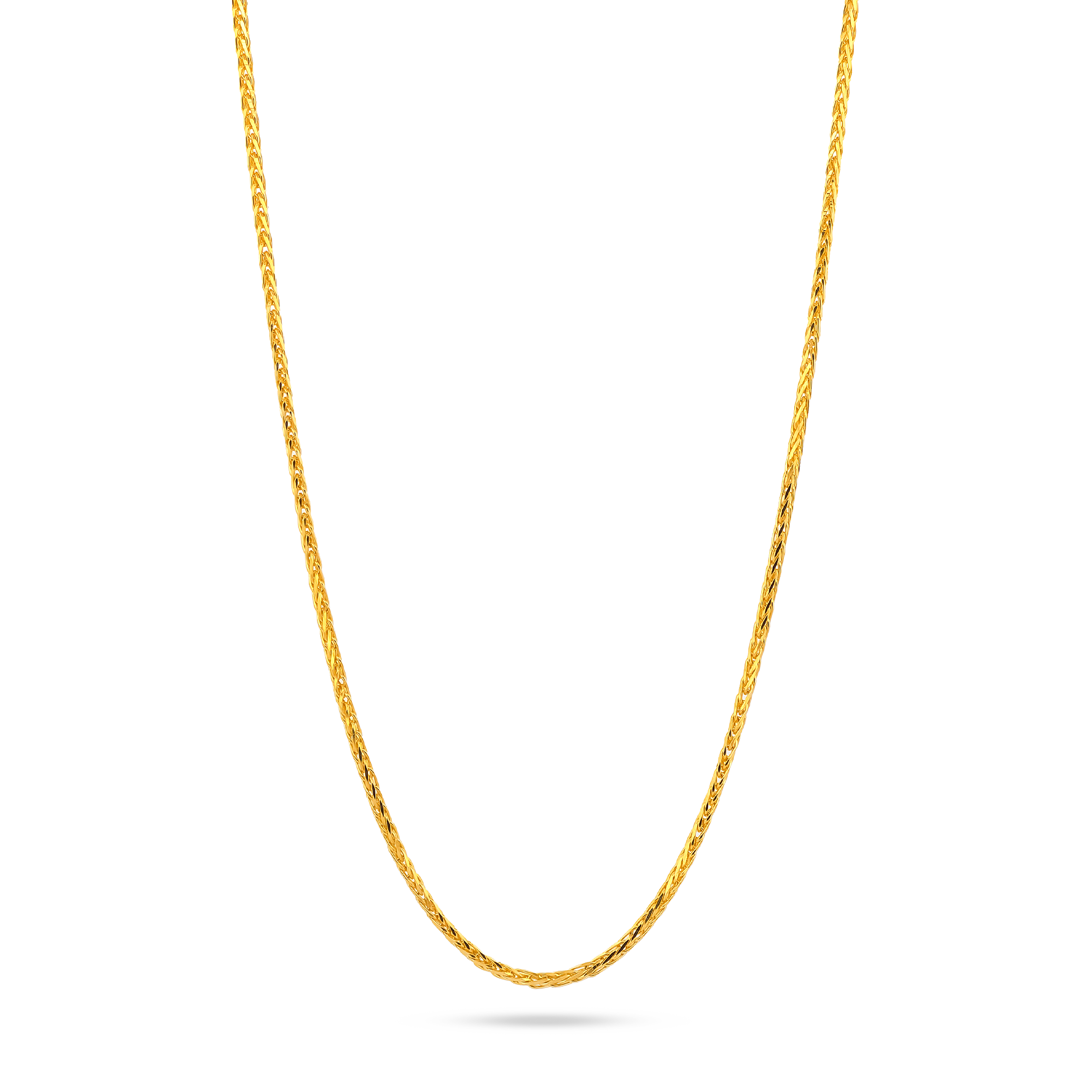 22K Gold Spike Chain - 20"