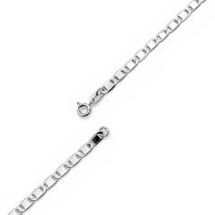 925 Silver Rounded Box Link Chain - 22"