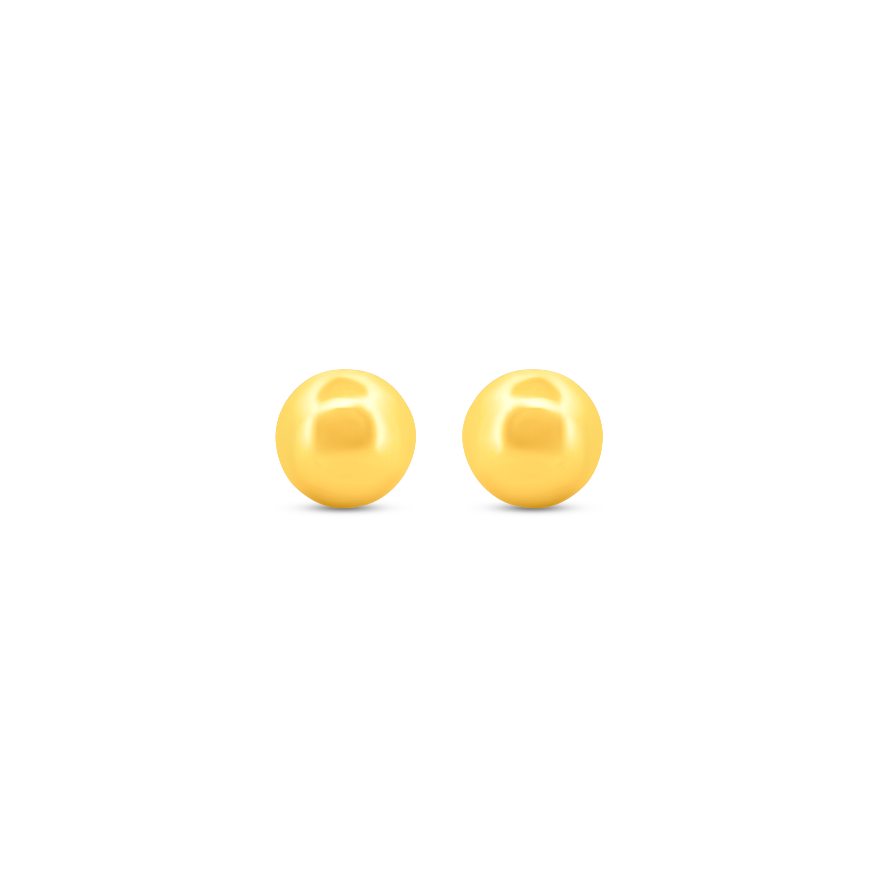 22K Gold Sleek & Stylish Stud Earrings