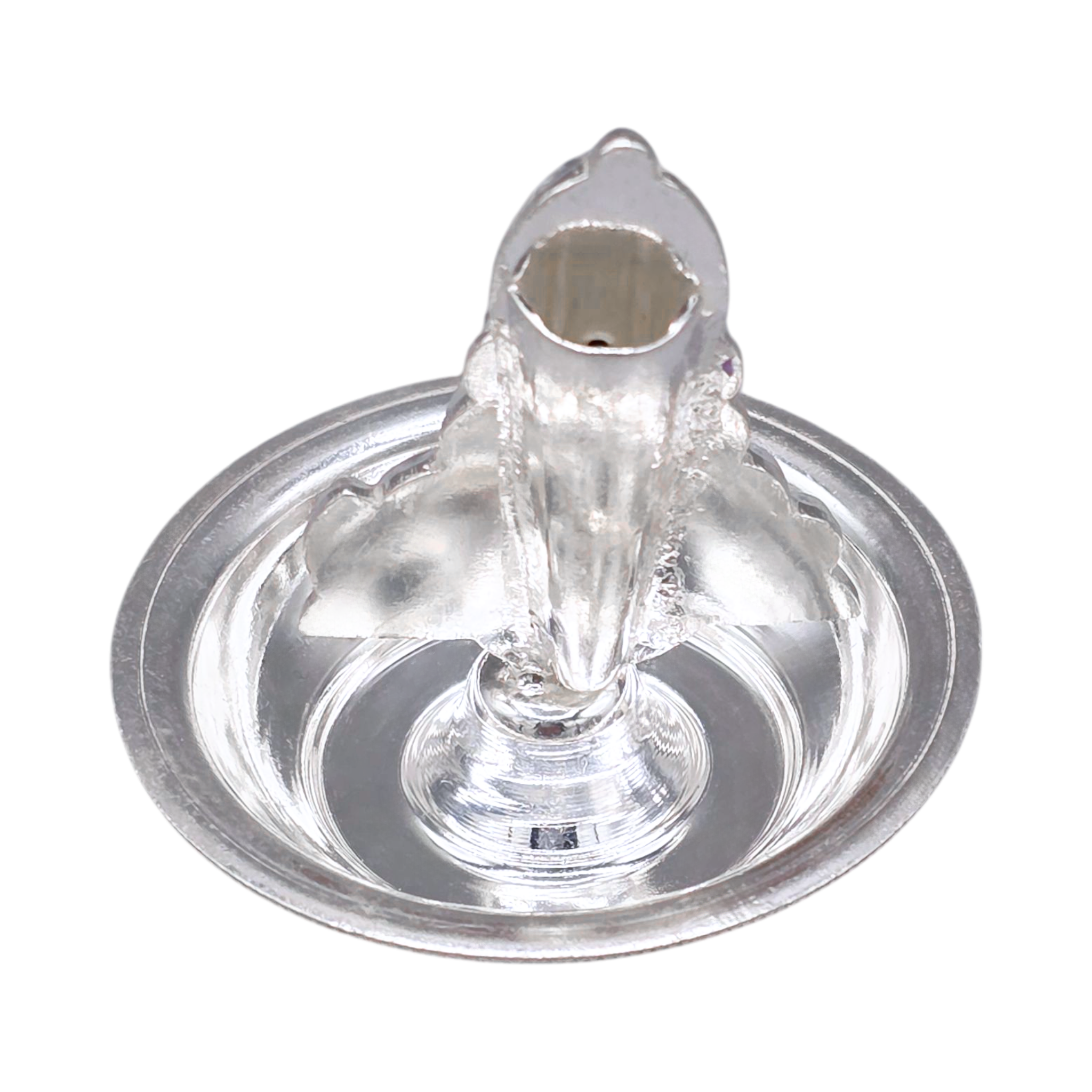 Silver Balaji Incense Holder