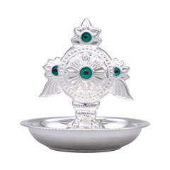 Silver Chakra Incense Holder