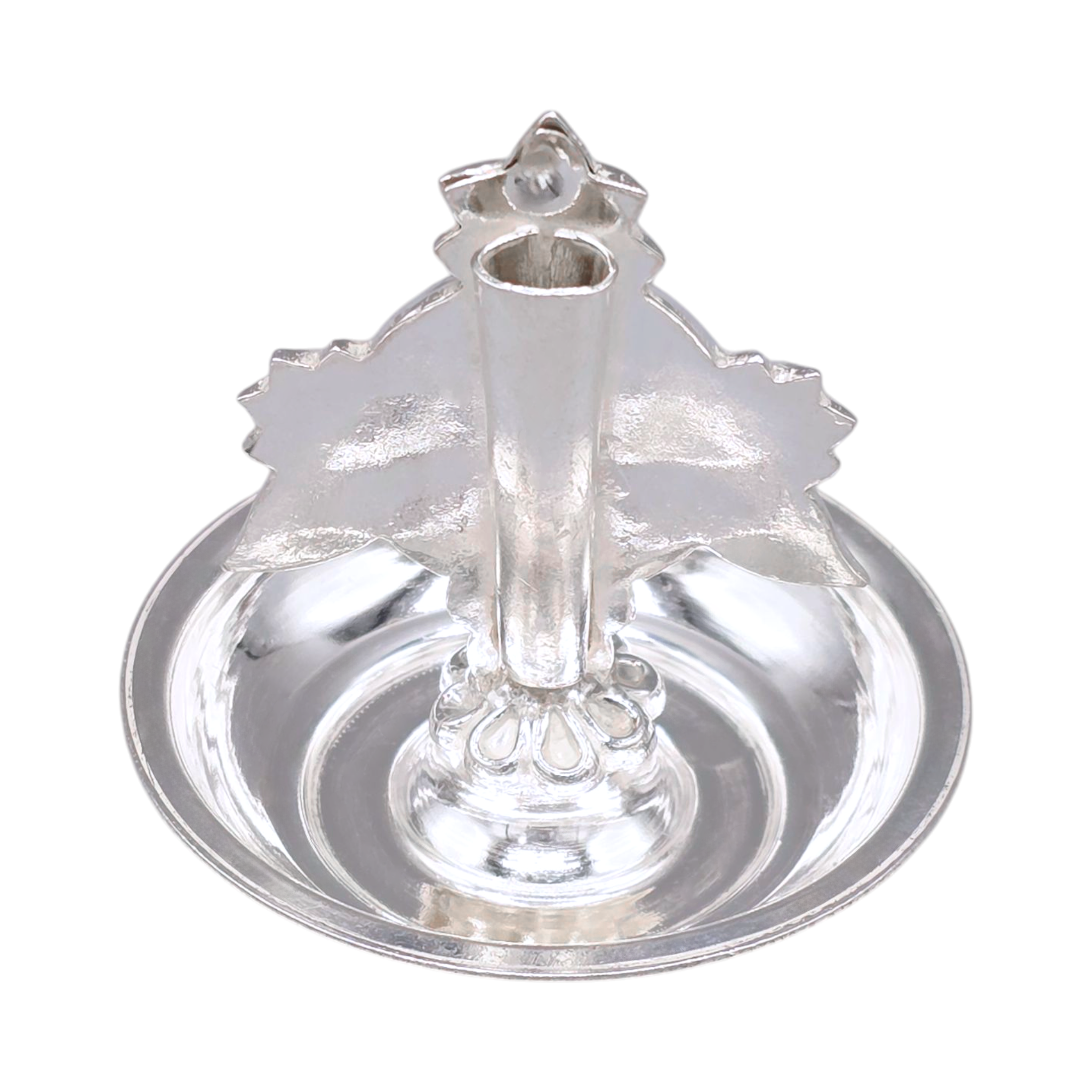 Silver Chakra Incense Holder
