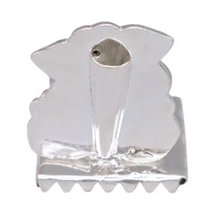 Silver Ganesha Oil Lamp & Incense Holder