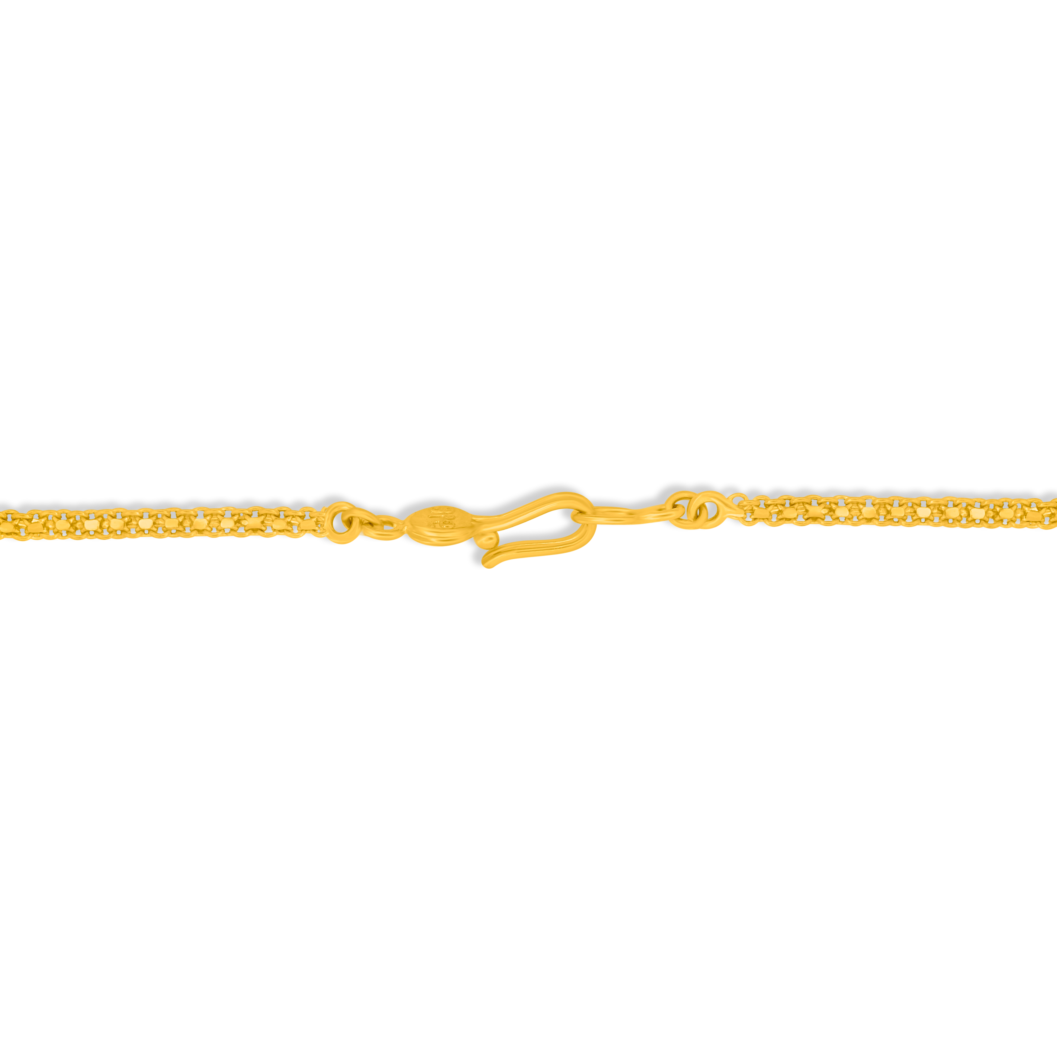 22K Gold Traditional Gold Heart Necklace