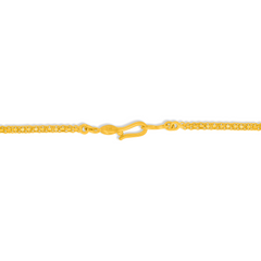 22K Gold Traditional Gold Heart Necklace