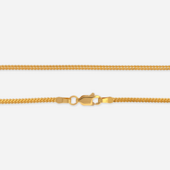 22K Gold Franco FoxTail Chain - 20"
