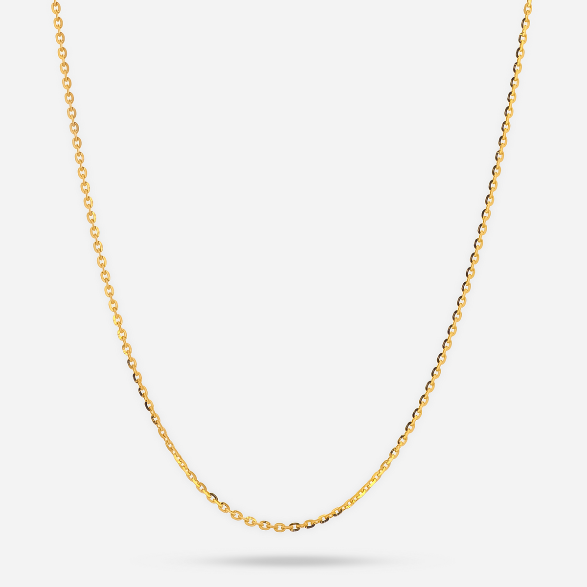 22K Gold Necklace Chain - 18"