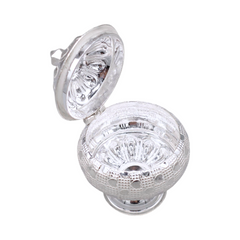 Silver Heart Design Kumkum Box