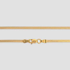 22K Gold Flat Chain - 14"