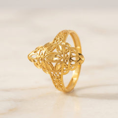 22K Gold Antique Filigree Ring