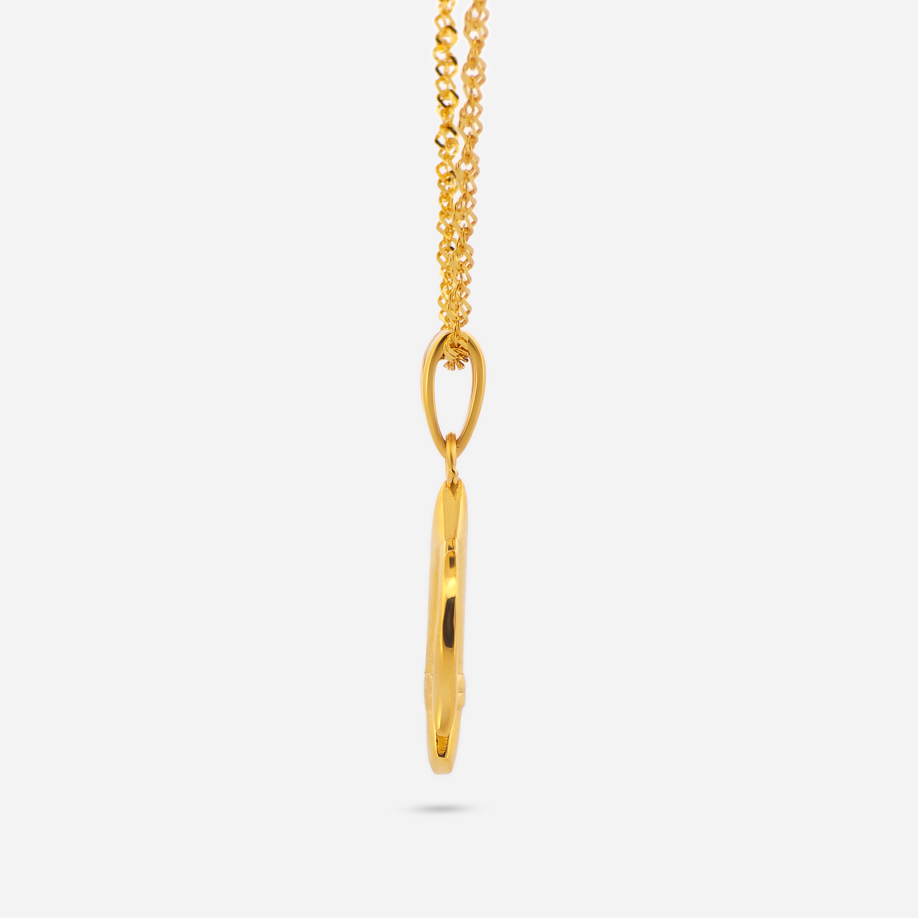 22K Gold Khanda Pendant