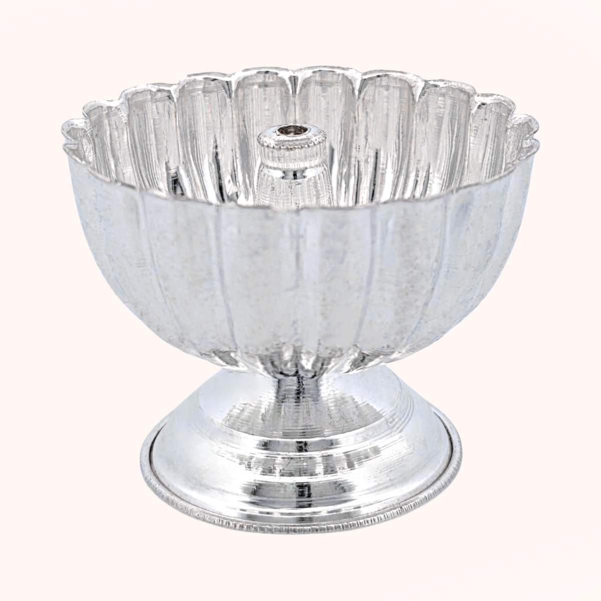 Silver Petal Oil lamp