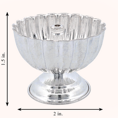 Silver Petal Oil lamp