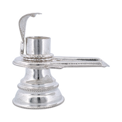 Silver Shiva Lingam Naga