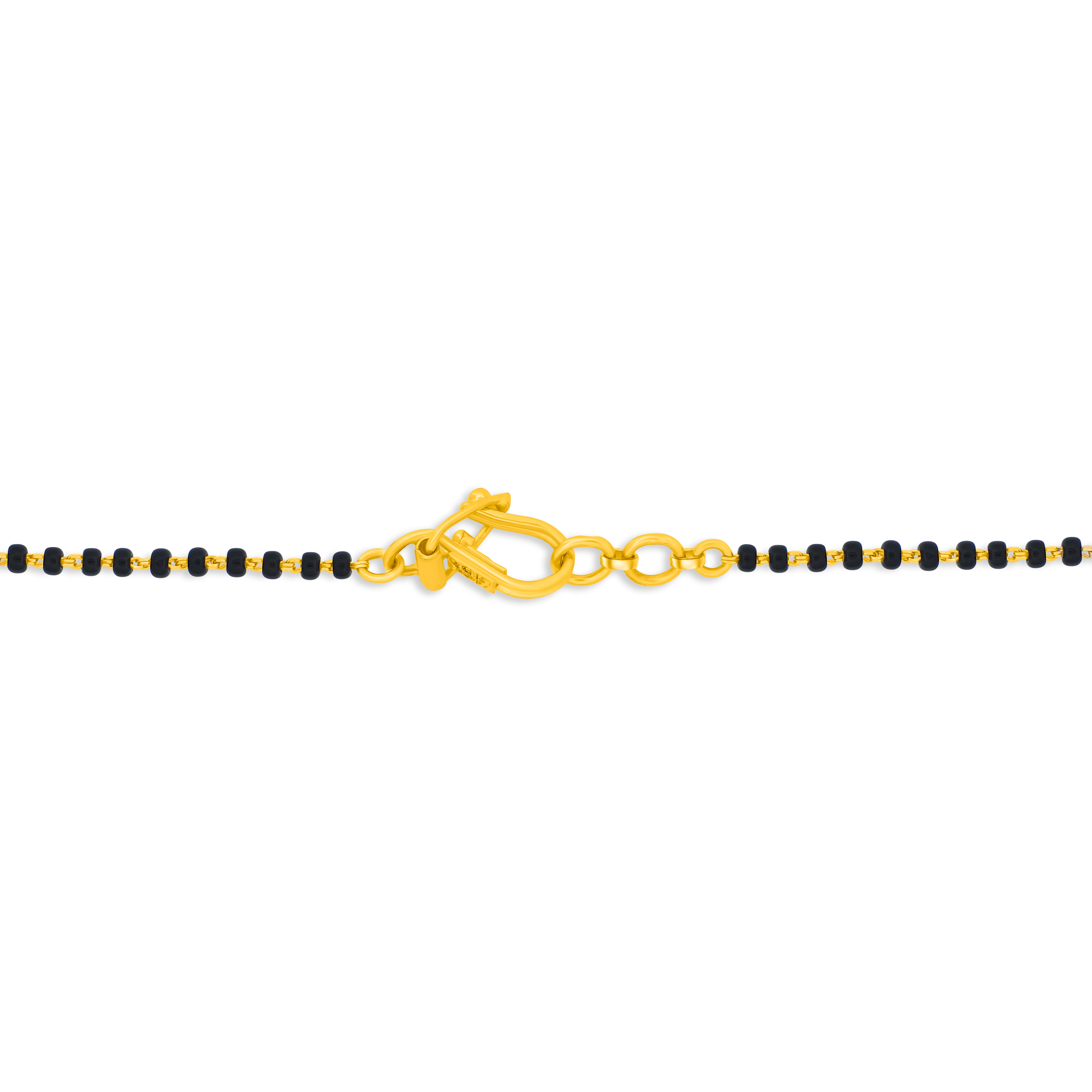 22K Gold Radiant Dual-Sphere Mangalsutra Necklace