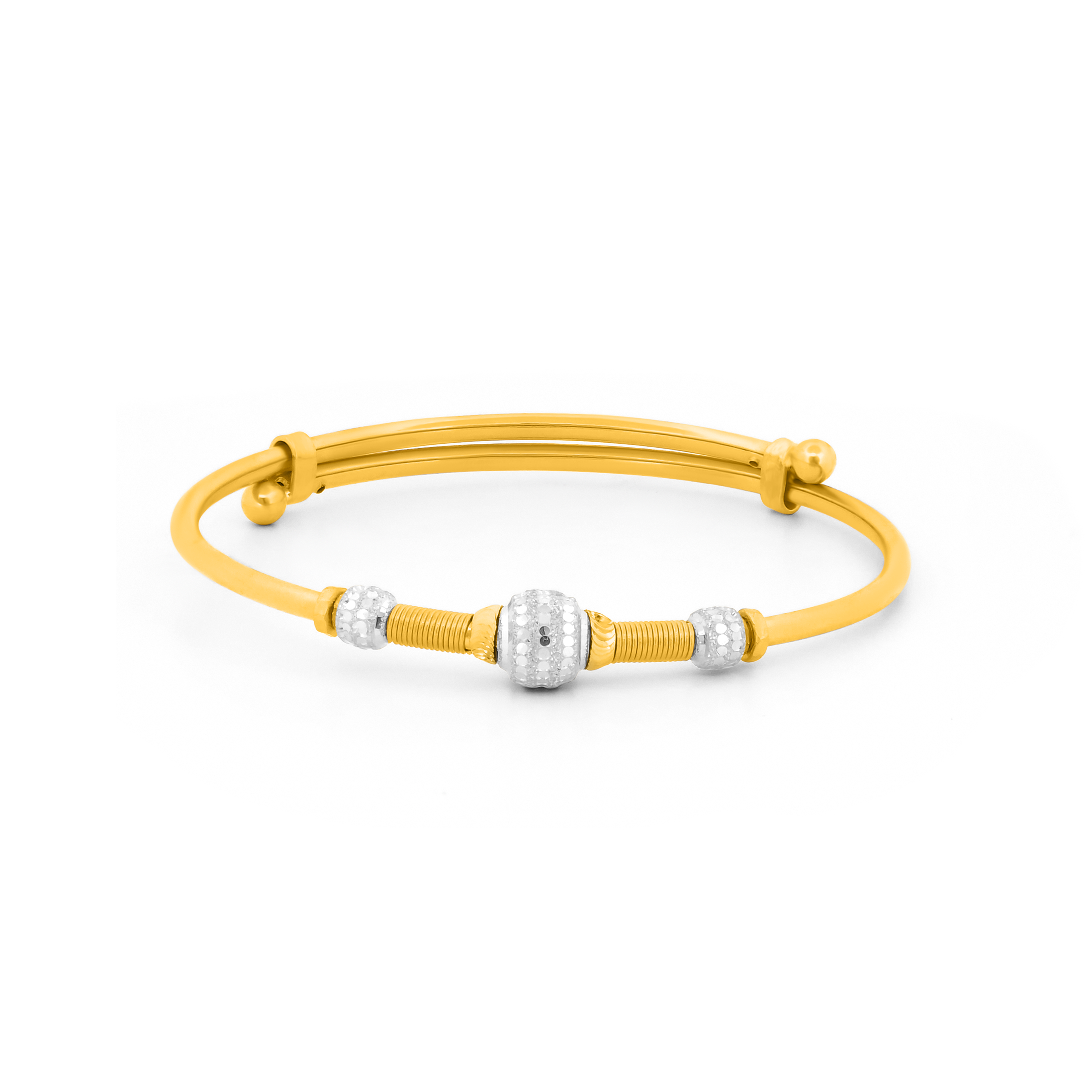 22K Gold Baby Adjustable Bangles