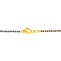 22K Gold Radiant Dual-Sphere Mangalsutra Necklace