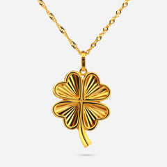 22K Gold Leaf Pendant