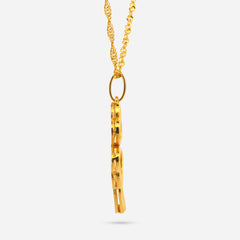 22K Gold Leaf Pendant