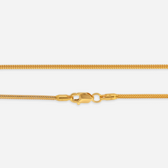 22K Gold Foxtail Dragon Chain - 16"