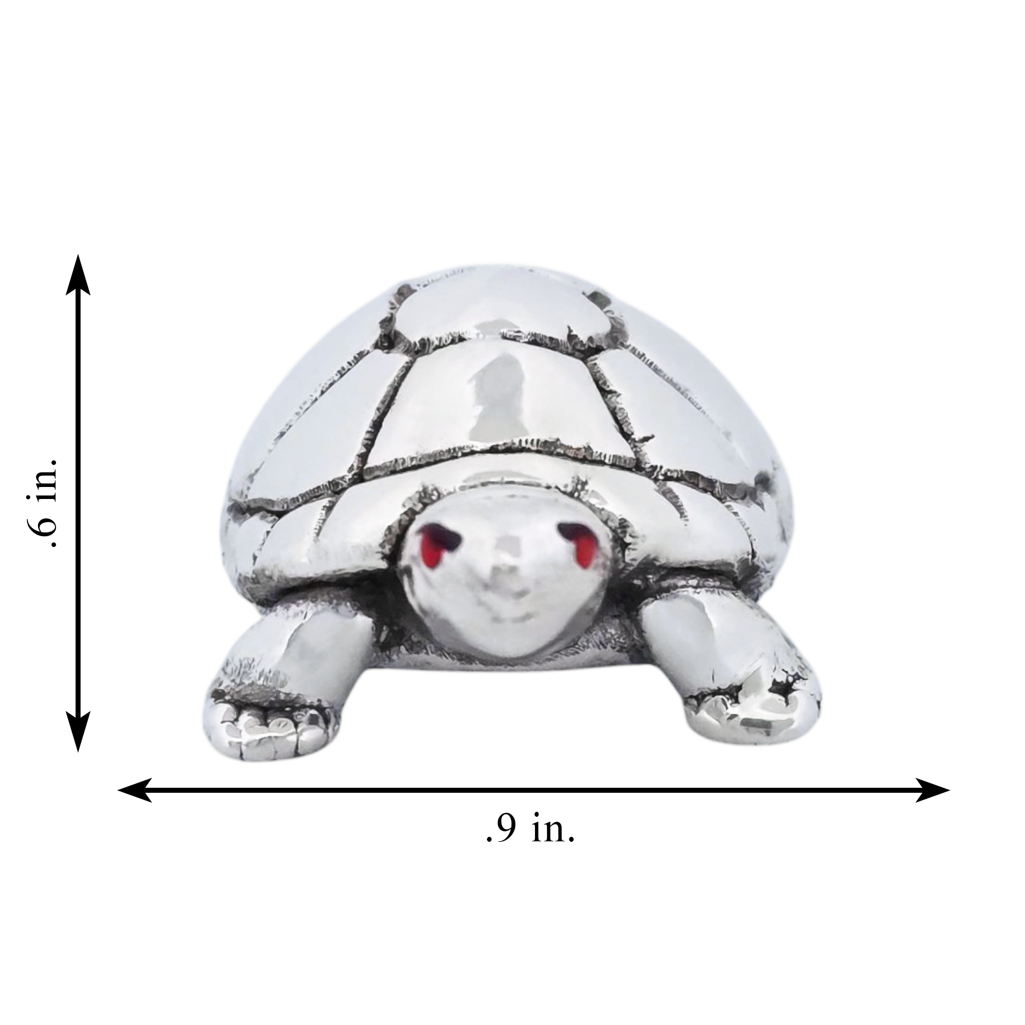 Silver Divine Tortoise for Pooja and Vastu