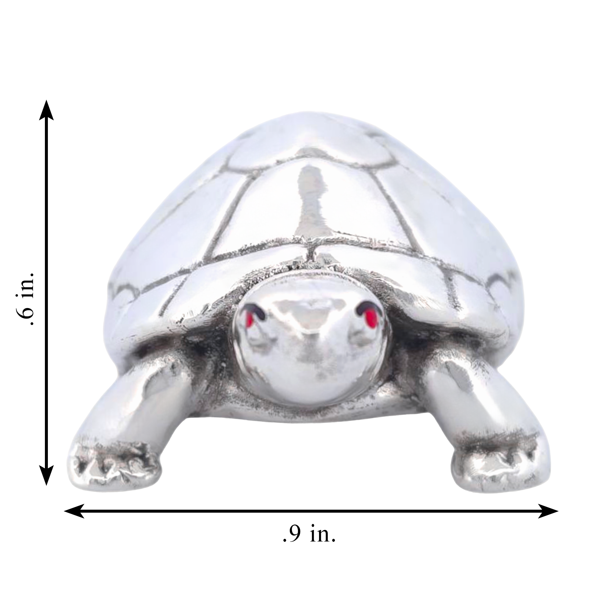 Silver Divine Tortoise for Pooja and Vastu