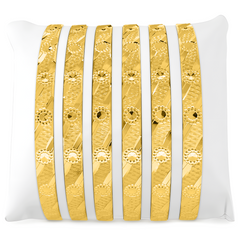 22K Gold Layer Bangles - Set of 2
