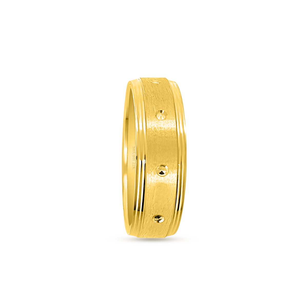 22K Gold Forever Wedding Band