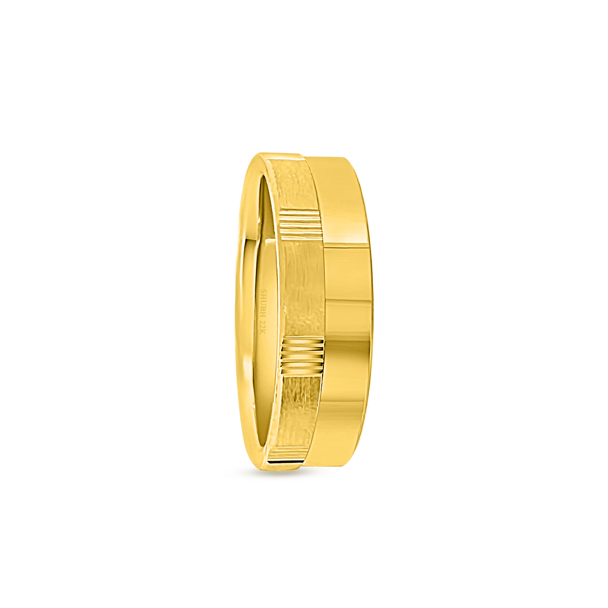 22K Gold Regal Wedding Band