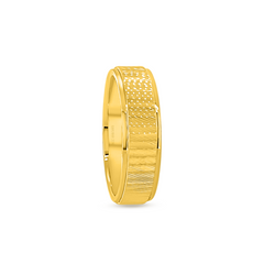 22K Gold Minimal Wedding Band