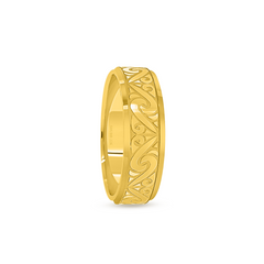 22K Gold Chec Band