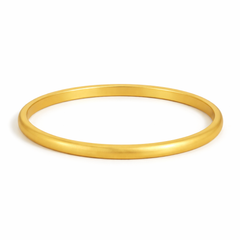 24K Pure Gold Wearable Bullion Matte Bangle