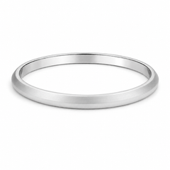 Pure Silver Matte Finsh Kada Bangle