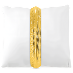 22K Gold Wavy Kada