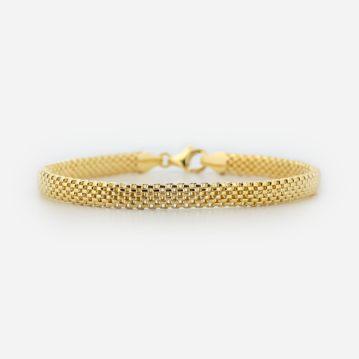 14K Gold Mesh Bracelet