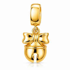 22K Gold Bell Pendant
