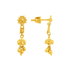 22K Gold Traditional Earrings