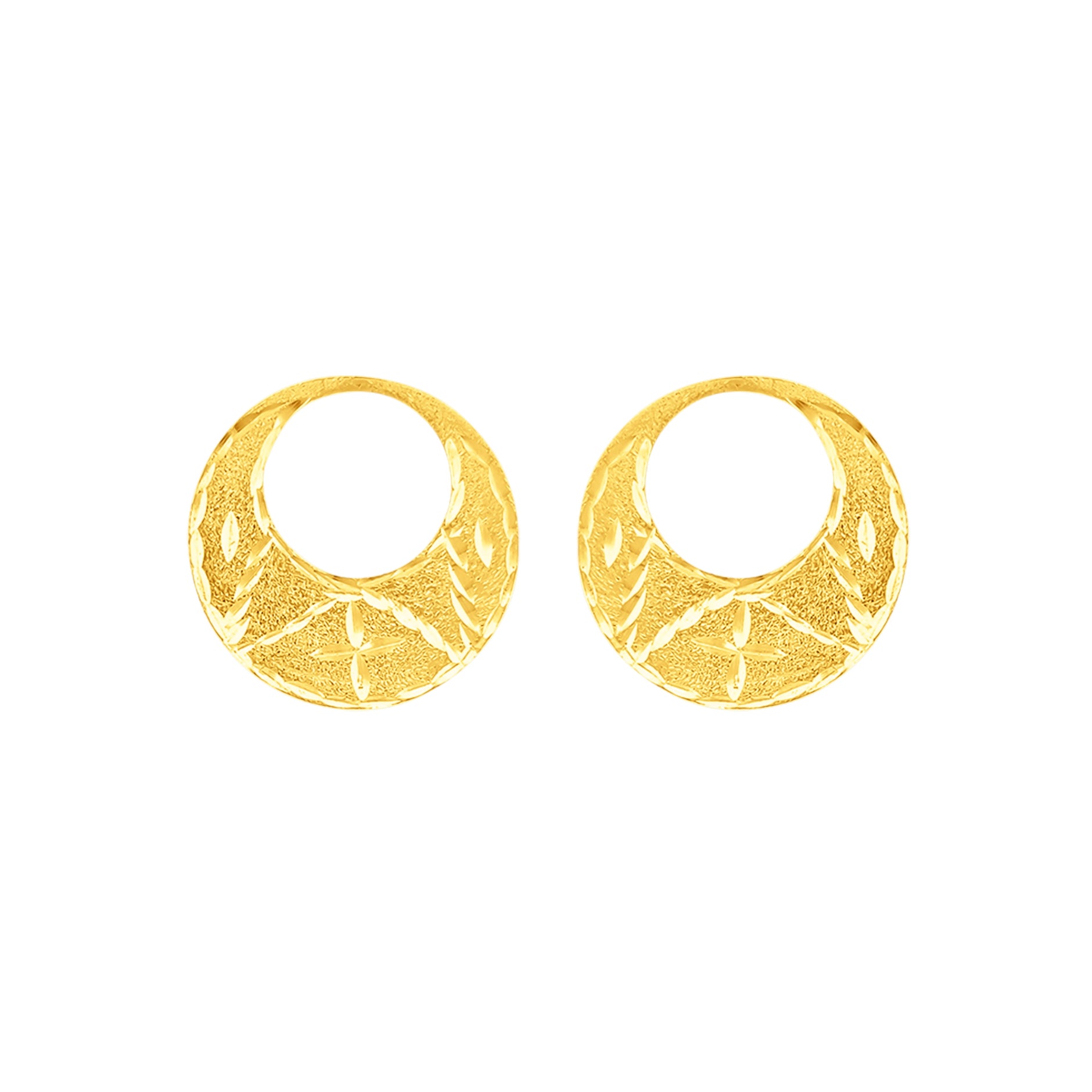 22K Gold Stylish Men's Nattiyan Earrings – SHUBH JEWELERS