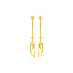 22K Gold Sui Dhaga Earrings