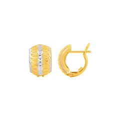 22K Gold Sophisticated Clip-On Earrings
