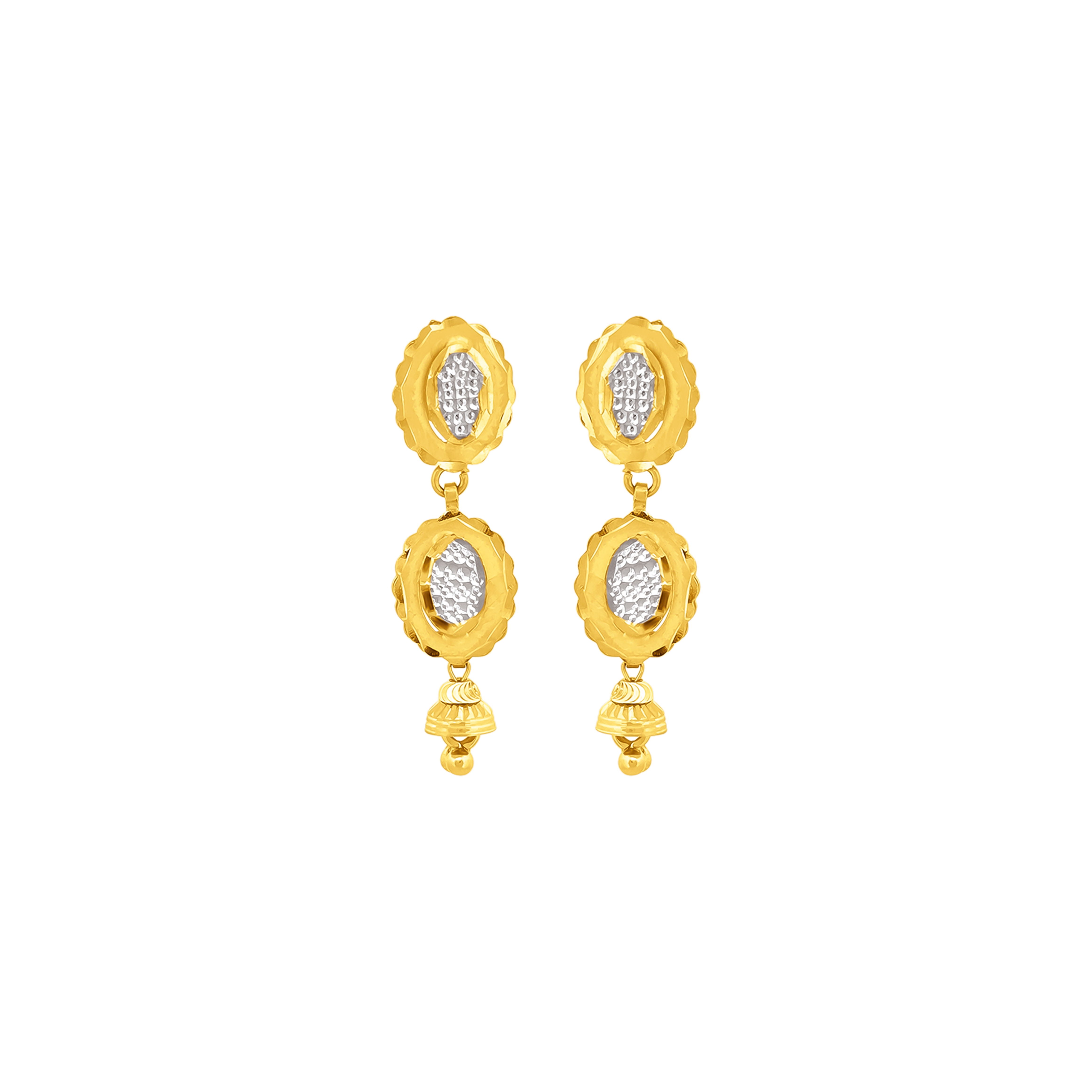 22K Gold Vintage-Inspired Earrings