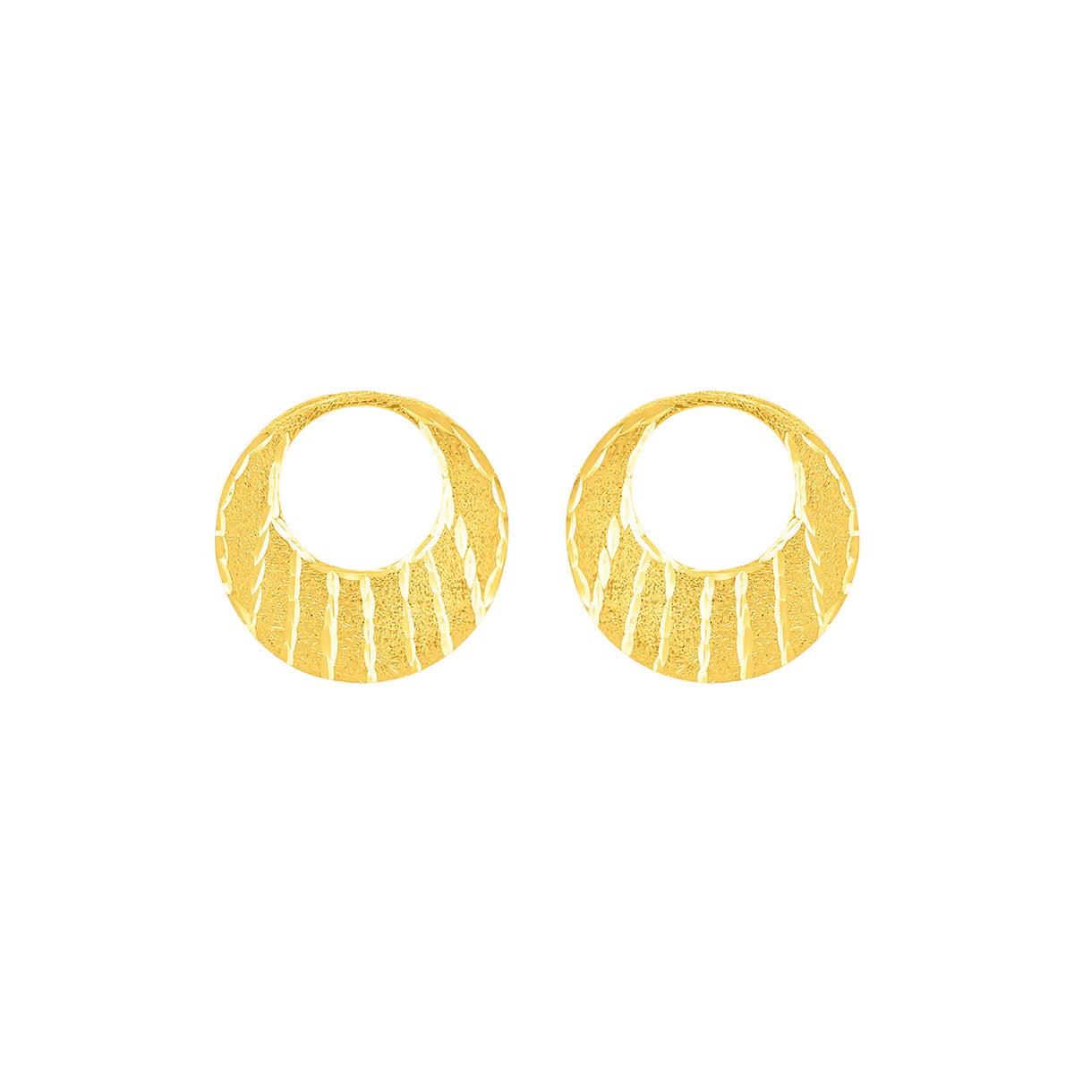 22K Gold Men's Nattiyan Earrings